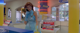 - What about this girl right here? She is way too attractive to be working at a video store.
- I agree with you. I think she should be working with us.