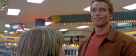 - What about this girl right here? She is way too attractive to be working at a video store.
- I agree with you. I think she should be working with us.