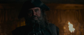 - Gentlemen. I be placed in a bewilderment. There I were... resting, and upon a sudden, I hear an ungodly row on deck. Sailors abandon their posts without orders, without leave. Men before the mast... taking the ship for themselves. What be that, first mate?
- Mutiny, captain.
- Again?
- Mutiny!
- Aye. Mutiny. And what fate befalls mutineers? Now, we know the answer to that, do we not? Mutineers hang!
