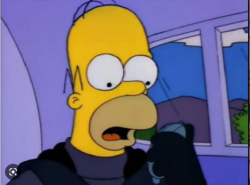- Homer, there's a man here who thinks he can help you!
- Batman?
- No, he's a scientist.
- Batman's a scientist.
- It's not Batman!