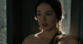 - Blood's dripping on your dress.
- It does not matter. As long as I keep on smiling...