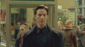 I know you're out there. I can feel you now. I know that you're afraid. You're afraid of us. You're afraid of change. I don't know the future. I didn't come here to tell you how this is going to end. I came here to tell you how it's going to begin. I'll hang up this phone. And then I'll show these people what you don't want them to see. I'm going to show them a world without you. A world without rules and controls, without borders or boundaries. A world where anything is possible. Where we go from there is a choice I leave to you.