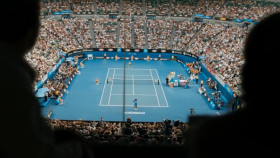- I don't know who to root for, long legs or big breasts.
- I suppose you could make a decision based on the relative strengths of two extraordinary athletes.
- Breasts, isn't it? Got to be.