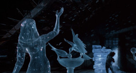 - How do you know he's still alive?
- I... don't know. Not for sure, but... I believe he is. You see, before he came down here... it never snowed. And afterwards... it did. If he weren't up there now, I don't think it would be snowing. Sometimes you can still catch me dancing in it.