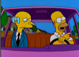 Yeah, and I'm not that easily impressed... Wow! A blue car! 