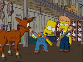 - Uh, you know that's a boy, right?
- Oh, I thought she was peein' out of her nipple.