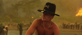 Napalm, son. Nothing else in the world smells like that. I love the smell of napalm in the morning. You know, one time we had a hill bombed, for 12 hours. When it was all over, I walked up. We didn't find one of 'em, not one stinkin' dink body. The smell, you know that gasoline smell, the whole hill. Smelled like... Victory! Someday this war's gonna end...